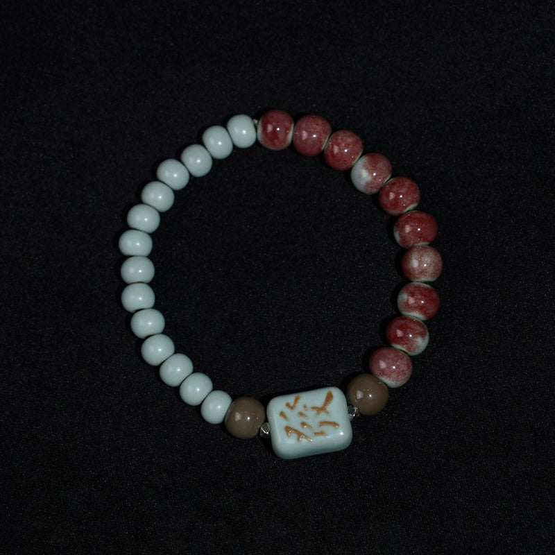 Ru kiln golden gate bracelet