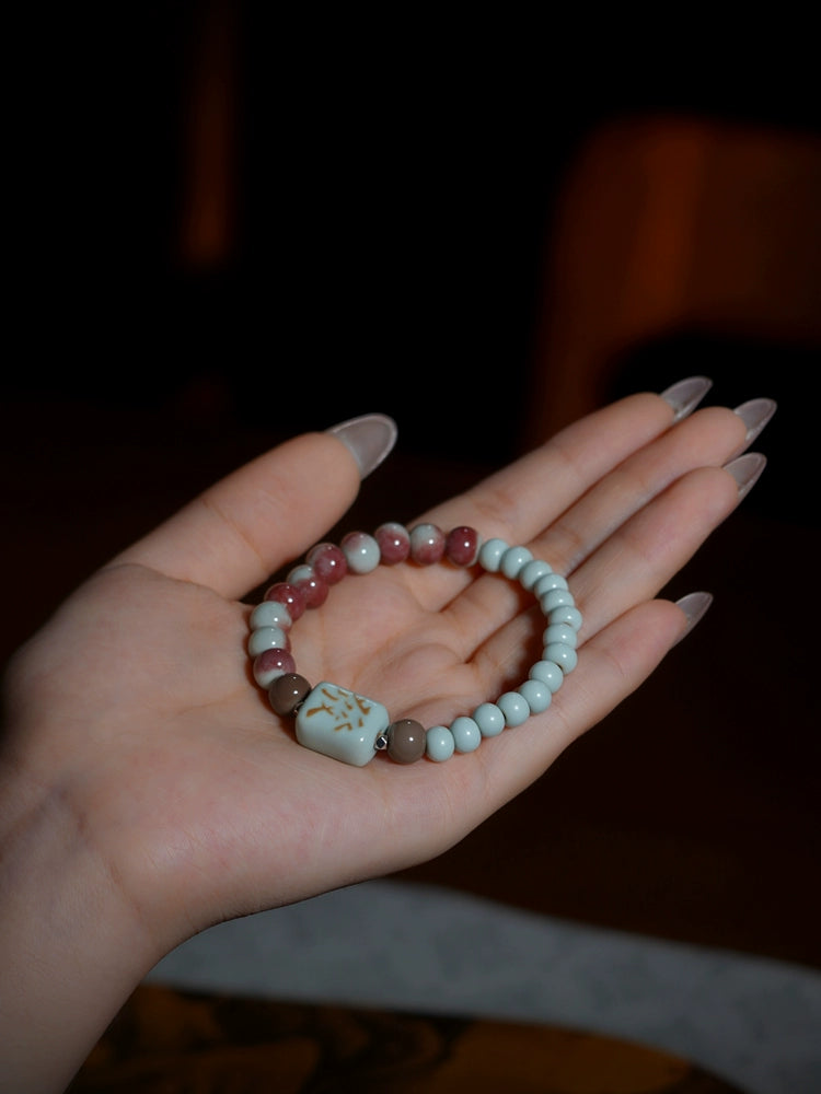 Ru kiln golden gate bracelet