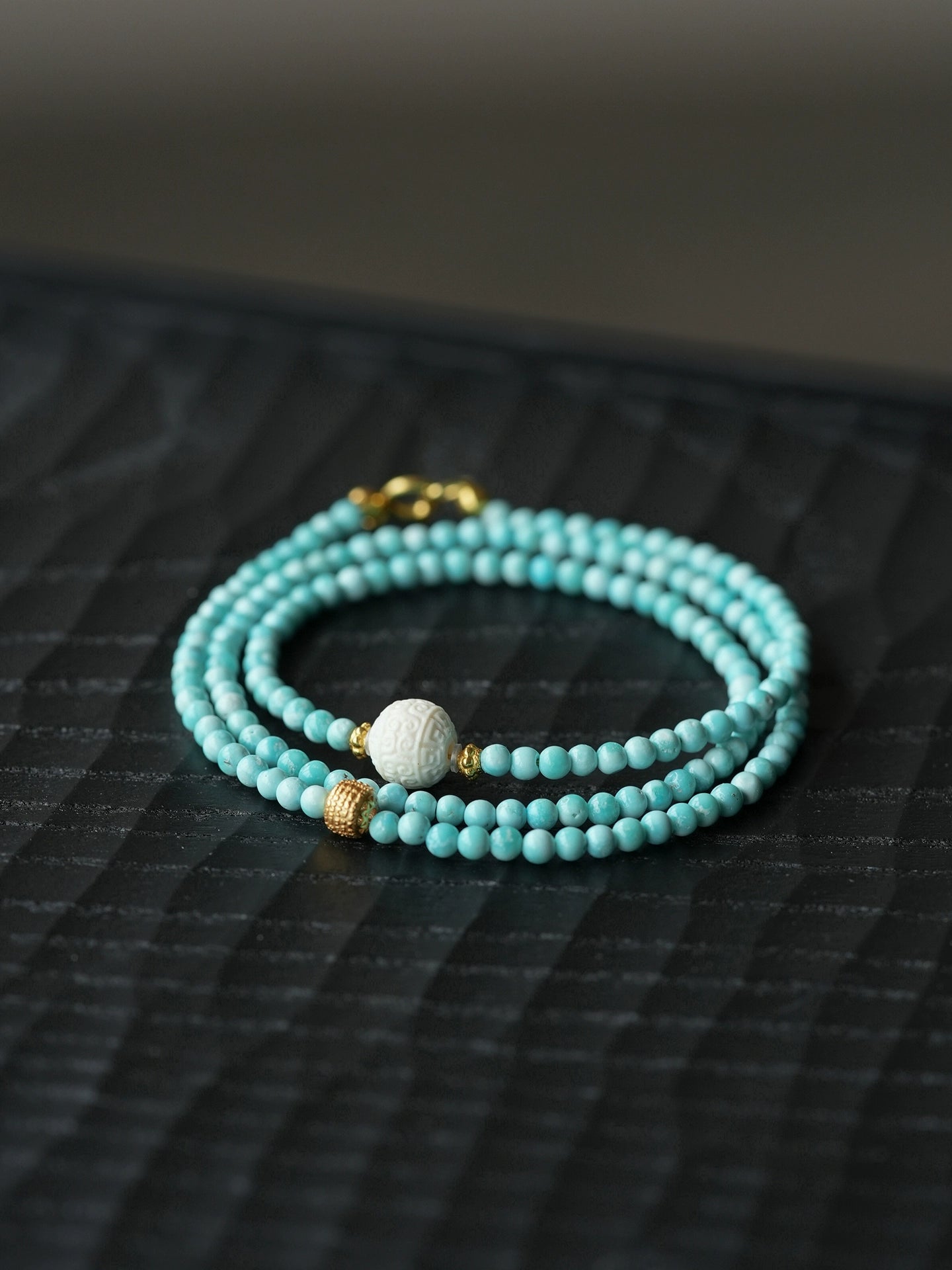 natural raw turquoise bracelet